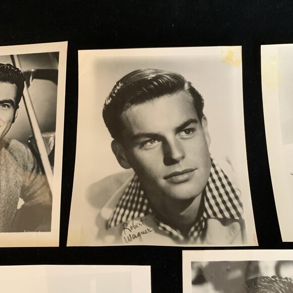 From De Luxe Photo Service 7 Vintage Hollywood Celebrity Actors Portraits B&W's - Picture 4 of 10